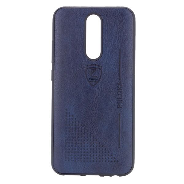 

Кожаный чехол-накладка PULOKA Desi для Xiaomi Redmi 8 / 8a (DarkBlue)