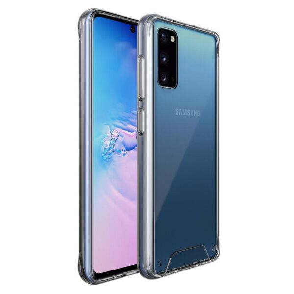 

Силиконовый противоударный чехол Space Case для Samsung Galaxy S20 (Прозрачный)