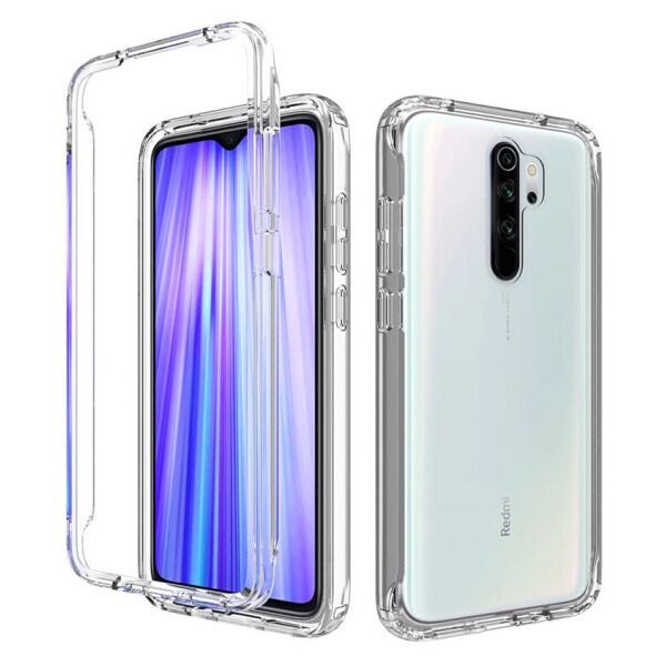 

Чехол TPU+PC Full Body с защитой 360 для Xiaomi Redmi 9 (Прозрачный)
