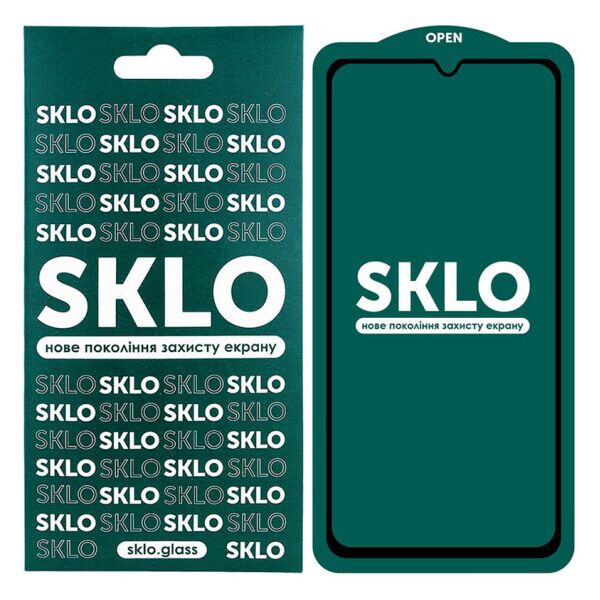 

Защитное стекло SKLO 5D (full glue) для Xiaomi Redmi 9A / 9C (Черный)