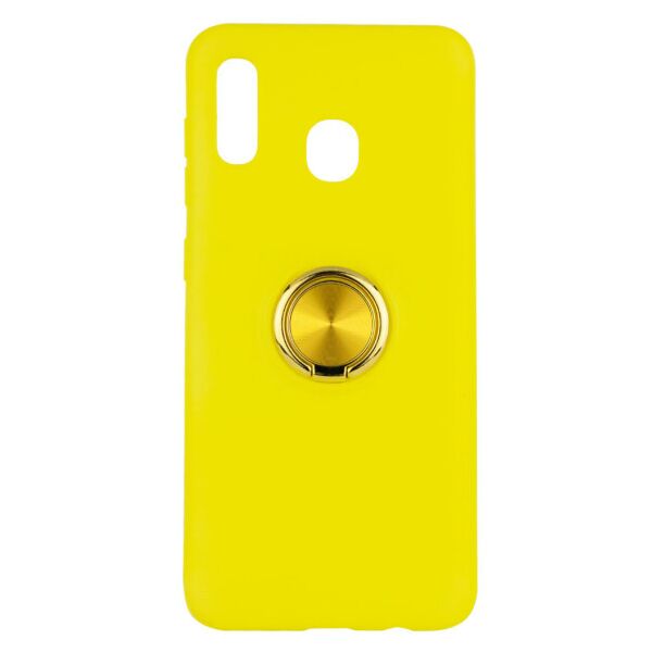 

Силиконовый чехол Summer ColorRing под магнитный держатель для Samsung Galaxy A20 / A30 (Желтый)