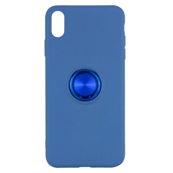 

Силиконовый чехол Summer ColorRing под магнитный держатель для Apple iPhone XS Max (6.5") (DarkBlue)