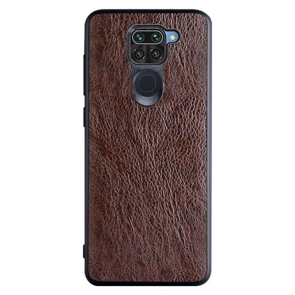 

Кожаный чехол-накладка PU Retro classic для Xiaomi Redmi Note 9 / Redmi 10X (Коричневый)