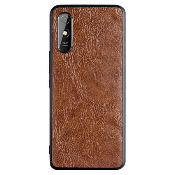 

Кожаный чехол-накладка PU Retro classic для Xiaomi Redmi 9A (Sienna)