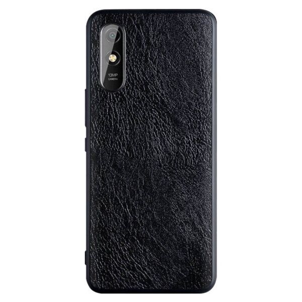 

Кожаный чехол-накладка PU Retro classic для Xiaomi Redmi 9A (Черный)