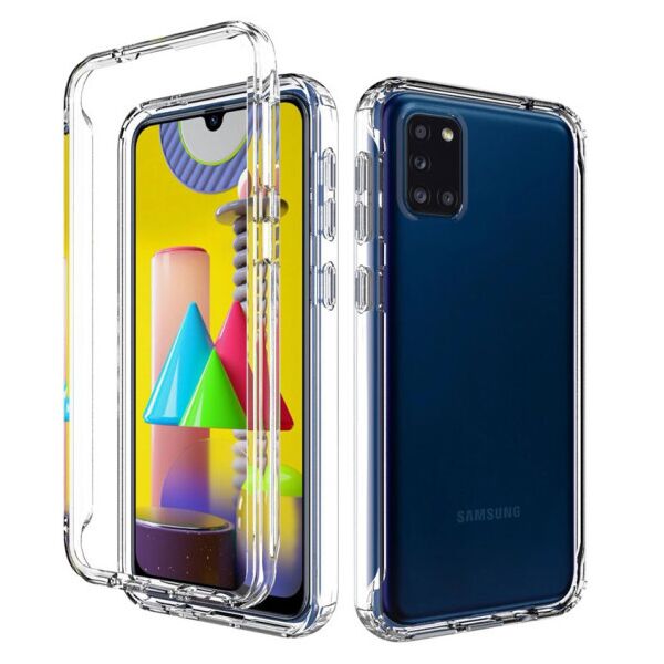 

Чехол TPU+PC Full Body с защитой 360 для Samsung Galaxy A31 (Прозрачный)