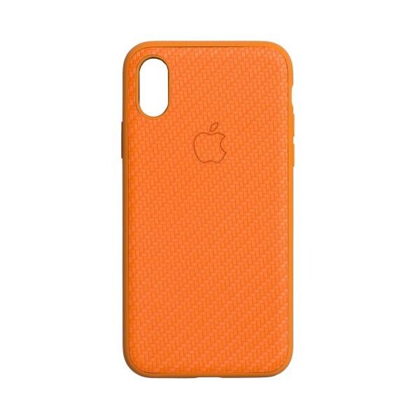 

Противоударный чехол Carbon для Apple iPhone Xr (Оранжевый)