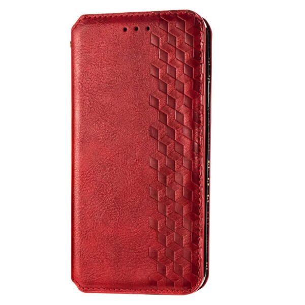 

Кожаный чехол книжка GETMAN Cubic (PU) для Huawei Y6p (Красный)