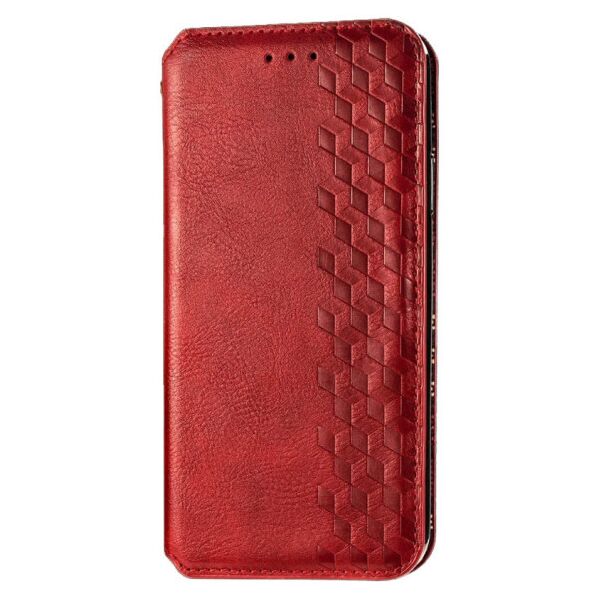 

Кожаный чехол книжка GETMAN Cubic (PU) для Xiaomi Redmi 9C (Красный)