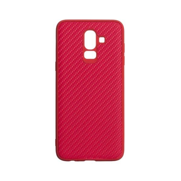 

Противоударный чехол Carbon для Samsung Galaxy J8 2018 (Красный)