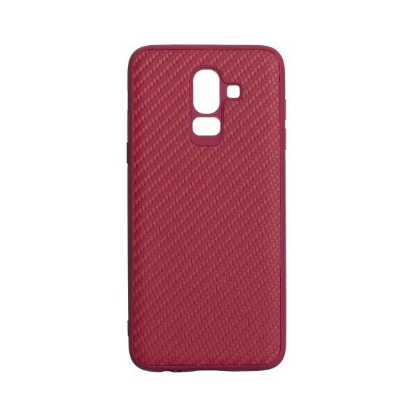 

Противоударный чехол Carbon для Samsung Galaxy J8 2018 (DarkRed)