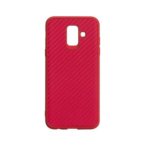 

Противоударный чехол Carbon для Samsung Galaxy A6 2018 (Красный)