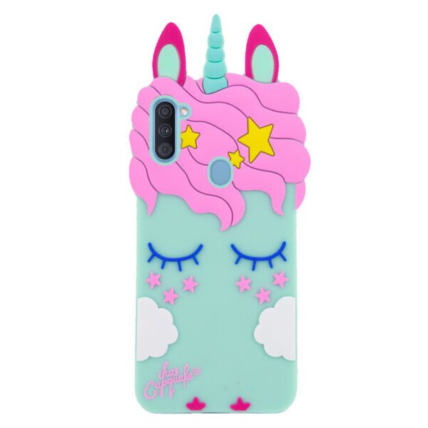 

Силиконовая накладка 3D Little Unicorn для Samsung Galaxy A11 (Бирюзовый)