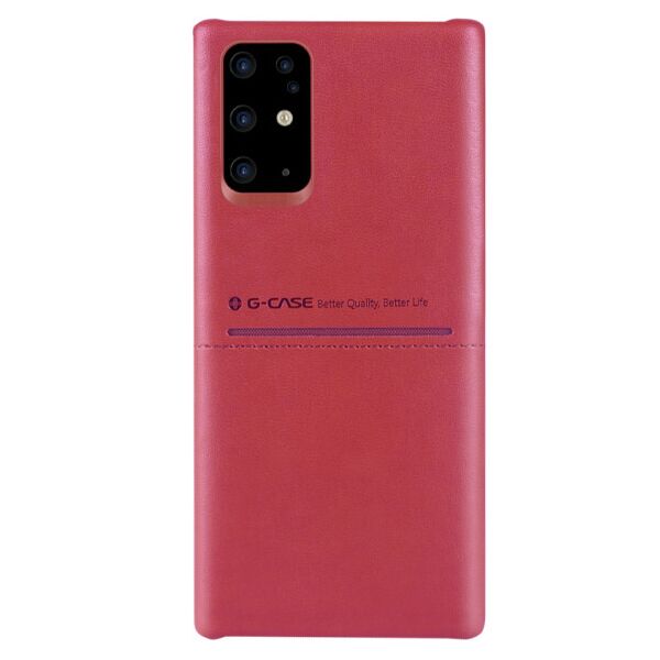

Кожаная накладка G-Case Cardcool Series для Samsung Galaxy S20+ (Красный)