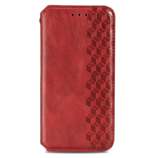 

Кожаный чехол книжка GETMAN Cubic (PU) для Samsung Galaxy A51 (Красный)