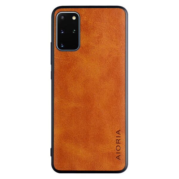 

Кожаный чехол AIORIA Vintage для Samsung Galaxy S20+ (Коричневый)