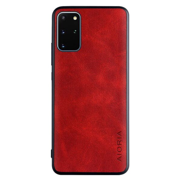 

Кожаный чехол AIORIA Vintage для Samsung Galaxy S20+ (Красный)