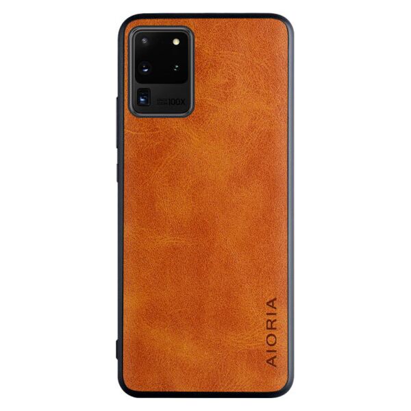 

Кожаный чехол AIORIA Vintage для Samsung Galaxy S20 Ultra (Коричневый)