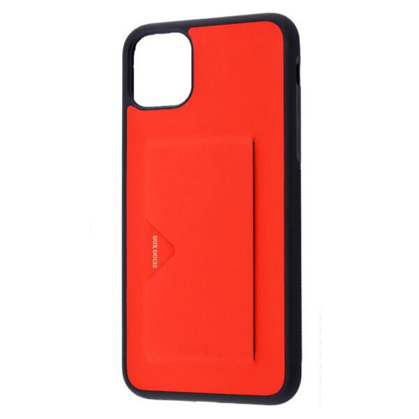 

Кожаная накладка Dux Ducis Pocard для Apple iPhone 11 Pro (5.8") (Красный)