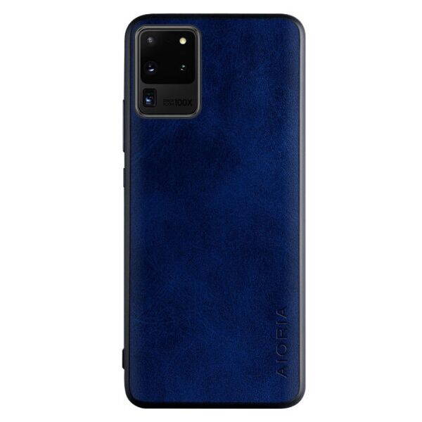 

Кожаный чехол AIORIA Vintage для Samsung Galaxy S20 Ultra (Синий)