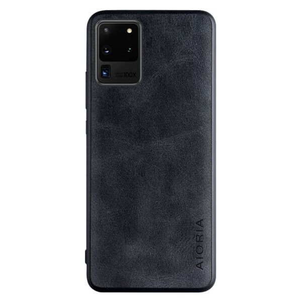 

Кожаный чехол AIORIA Vintage для Samsung Galaxy S20 Ultra (Черный)