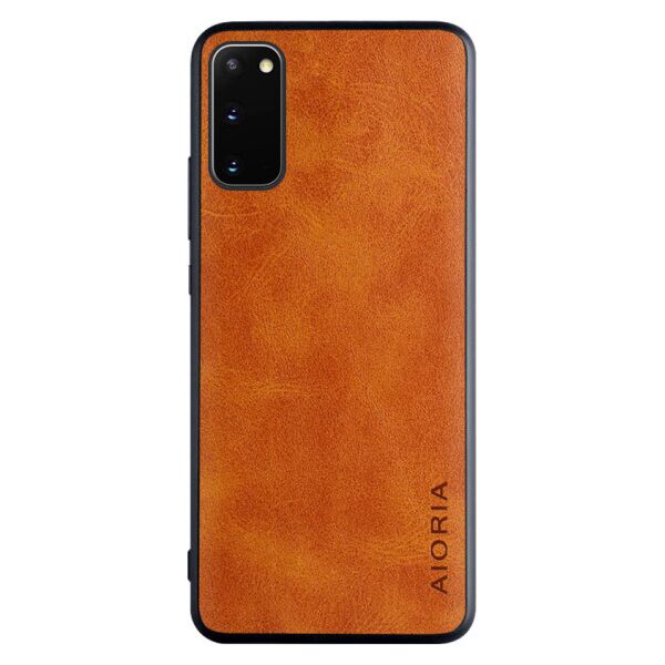 

Кожаный чехол AIORIA Vintage для Samsung Galaxy S20 (Коричневый)