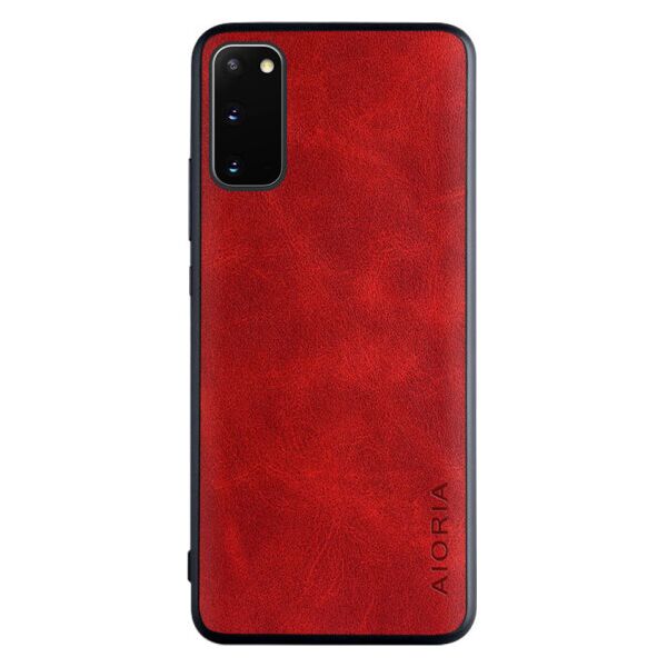 

Кожаный чехол AIORIA Vintage для Samsung Galaxy S20 (Красный)