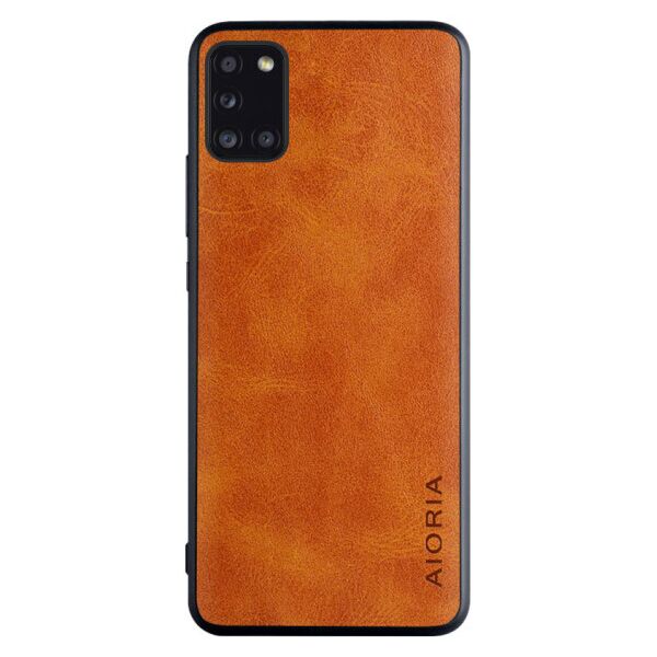

Кожаный чехол AIORIA Vintage для Samsung Galaxy A31 (Коричневый)