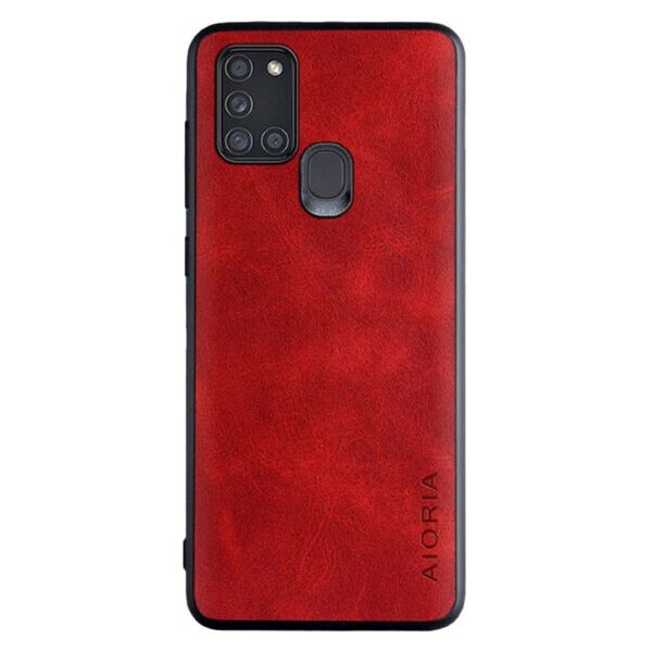 

Кожаный чехол AIORIA Vintage для Samsung Galaxy A21s (Красный)