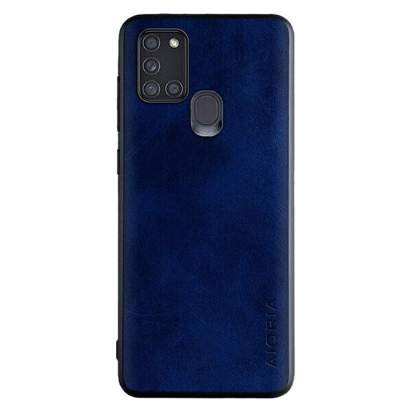 

Кожаный чехол AIORIA Vintage для Samsung Galaxy A21s (Синий)