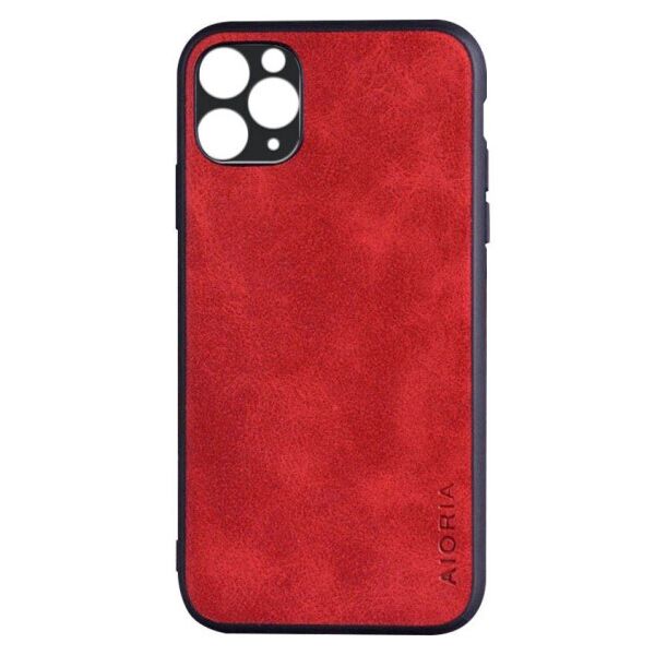 

Кожаный чехол AIORIA Vintage для Apple iPhone 11 Pro Max (6.5") (Красный)