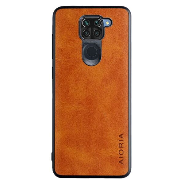 

Кожаный чехол AIORIA Vintage для Xiaomi Redmi Note 9 / Redmi 10X (Коричневый)