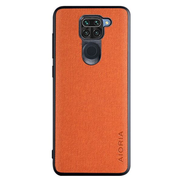 

Чехол джинсовый AIORIA Textile для Xiaomi Redmi Note 9 / Redmi 10X (Оранжевый)