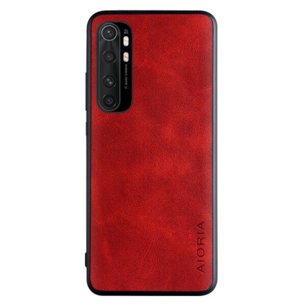

Кожаный чехол AIORIA Vintage для Xiaomi Mi Note 10 Lite (Красный)