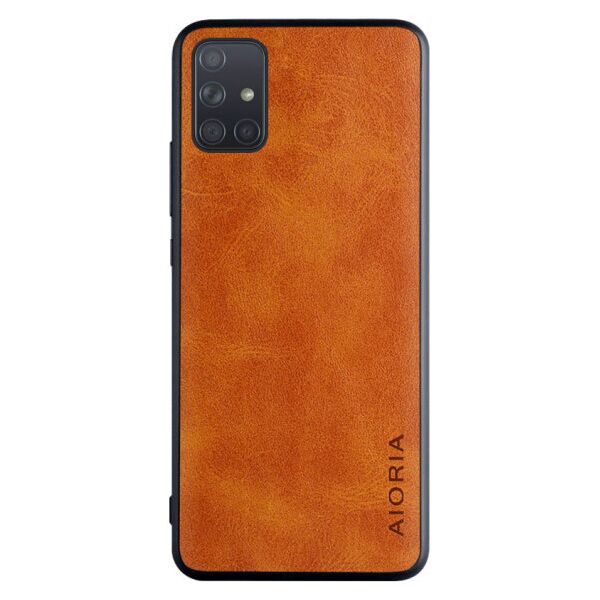 

Кожаный чехол AIORIA Vintage для Samsung Galaxy A51 (Коричневый)