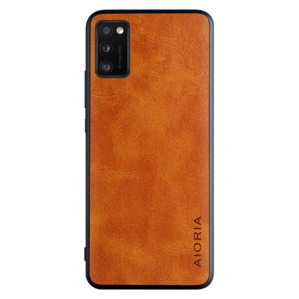 

Кожаный чехол AIORIA Vintage для Samsung Galaxy A41 (Коричневый)