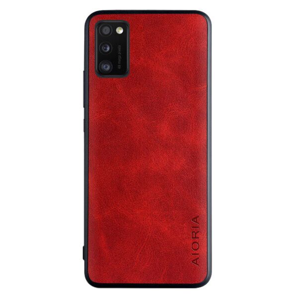 

Кожаный чехол AIORIA Vintage для Samsung Galaxy A41 (Красный)