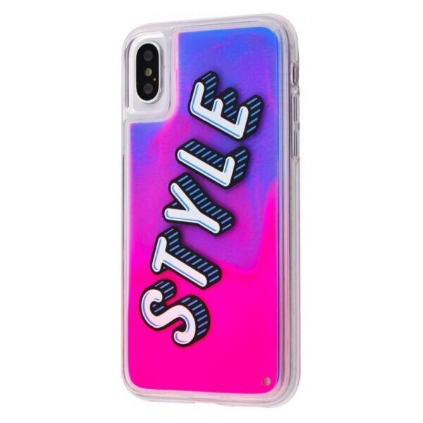 

TPU+PC чехол Lovely Stream Neon sand для Apple iPhone X / XS (5.8")