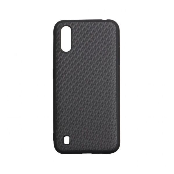 

Противоударный чехол Carbon для Samsung Galaxy A01 2019 (Черный)