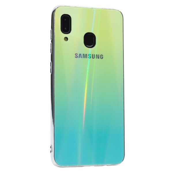 

Силиконовый чехол со стекляной крышкой Gradient Aurora для Samsung Galaxy A20 / A30 (LightGreen)
