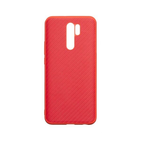 

Противоударный чехол Carbon для Xiaomi Redmi 9 (Красный)