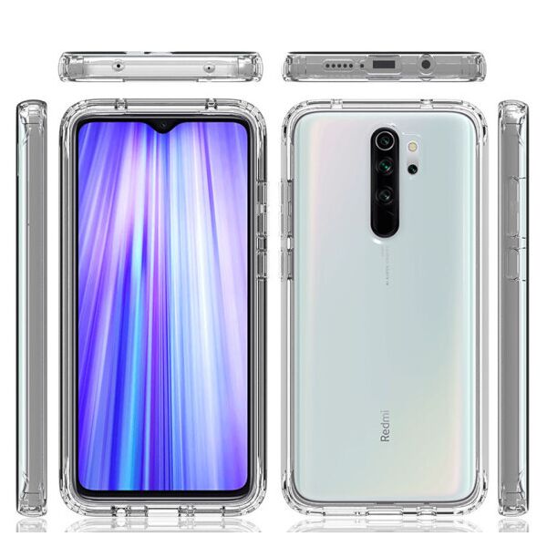 

Чехол TPU+PC Full Body с защитой 360 для Xiaomi Redmi Note 8 Pro (Прозрачный)