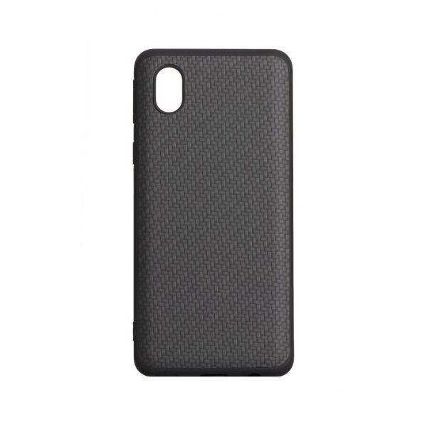 

Противоударный чехол Carbon для Samsung Galaxy A01 Core HQ (Черный)