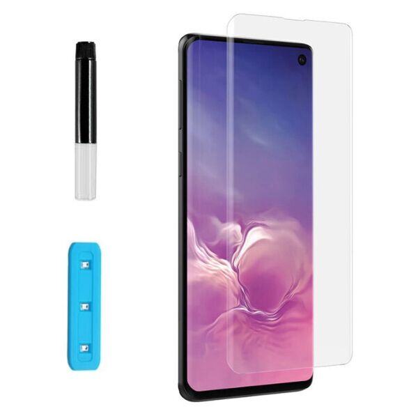 

Защитное 3D стекло Nano Optics с УФ лампой для Samsung Galaxy S10 (Прозрачный)
