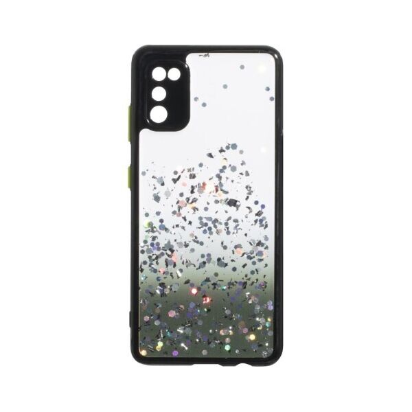 

Переливающийся чехол Frame с блестками для Samsung Galaxy A41 (Черный)