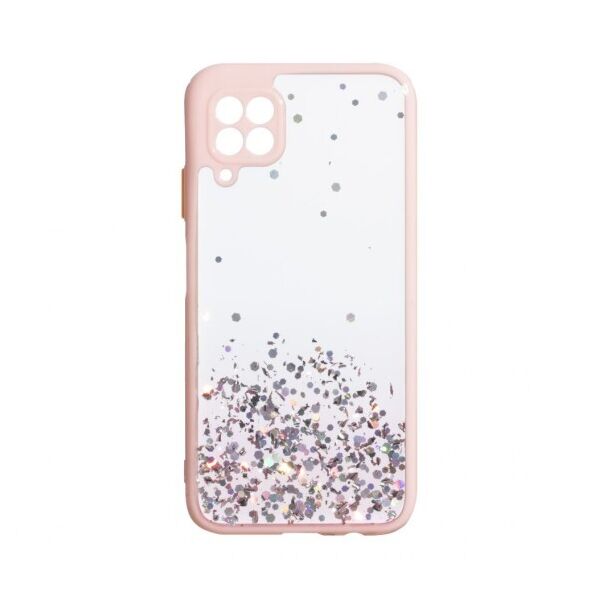 

Переливающийся чехол Frame с блестками для Huawei P40 Lite (Розовый)