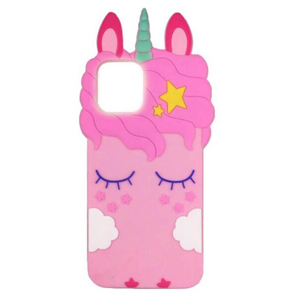 

Силиконовая накладка 3D Little Unicorn для Apple iPhone 11 Pro (5.8") (Розовый)