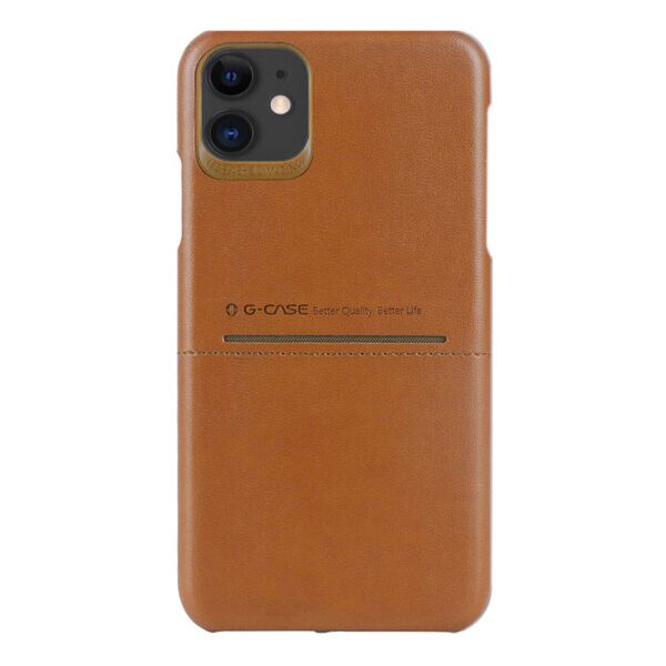 

Кожаная накладка G-Case Cardcool Series для Apple iPhone 11 (6.1") (Коричневый)