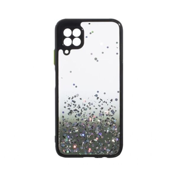 

Переливающийся чехол Frame с блестками для Huawei P40 Lite (Черный)