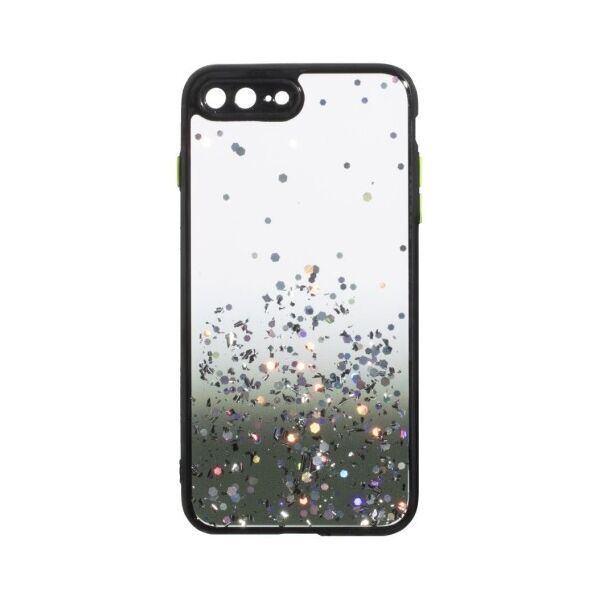 

Переливающийся чехол Frame с блестками для Apple iPhone 7 Plus / 8 Plus (Черный)